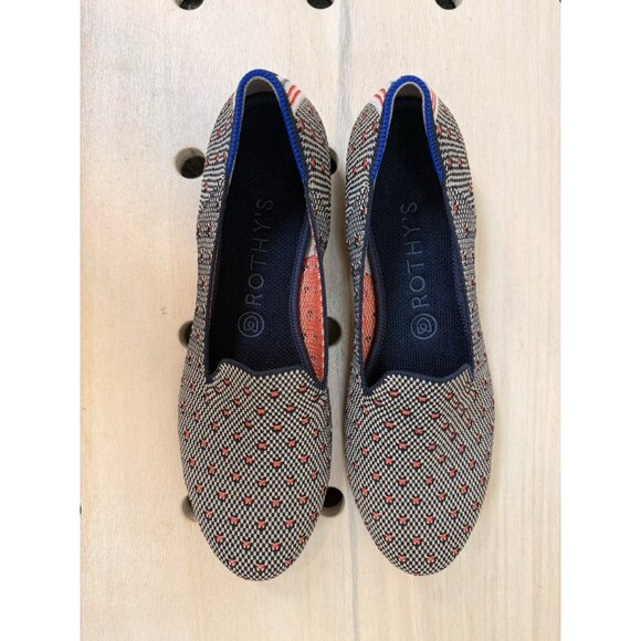 Rothy’s The Loafer Womens Size 9 Slip On Ballet Flats Shoes Retired Coral Dot - Picture 3 of 8